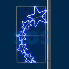 Декоративная консоль Пять звезд 150 см синяя