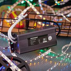 Источник питания 24 V 100 W с проводами, влагозащищенный (IP67) алюминиевый корпус 