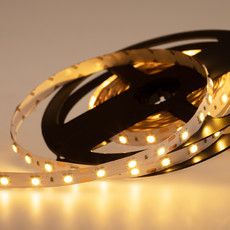 LED лента 5м открытая, 10 мм, IP23, SMD 5050, 60 LED/m, 12 V, цвет свечения теплый белый LAMPER