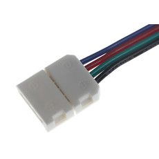 Коннектор соединительный (2 разъема) для RGB светодиодных лент шириной 10 мм, длина 15 см LAMPER