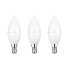 Лампа светодиодная REXANT Свеча CN 11.5 Вт E14 1093 Лм 6500 K холодный свет (3 шт./уп.)