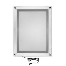 Бескаркасная подвесная двухсторонняя световая панель Постер Crystalline Round LED ø 700, 18 Вт REXANT