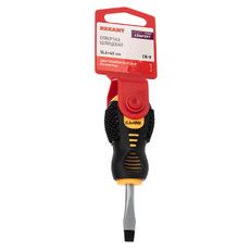 Отвертка шлицевая SL 6х40 мм, двухкомпонентная рукоятка REXANT