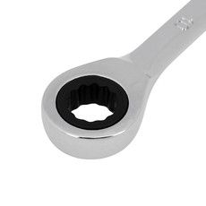 Ключ комбинированный трещоточный REXANT 10 мм, CrV, зеркальный хром 