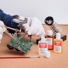 Набор для пайки REXANT К2, жидкий флюс (флюс ПК, флюс СКФ, флюс ЛТИ-120)