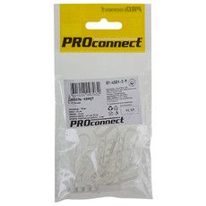 Дюбель-хомут 5-10 белый (10 шт/уп) PROconnect 