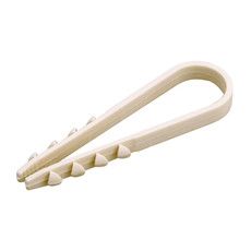 Дюбель-хомут нейлоновый 11-18 мм, белый (100 шт/уп) PROconnect