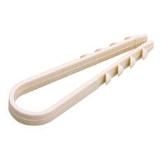 Дюбель-хомут нейлоновый 19-25 мм, белый (100 шт/уп) PROconnect