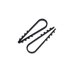 Дюбель-хомут нейлоновый 19-25 мм, черный (100 шт/уп) PROconnect